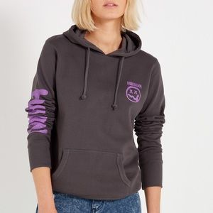 Gray and Purple NIRVANA Hoodie